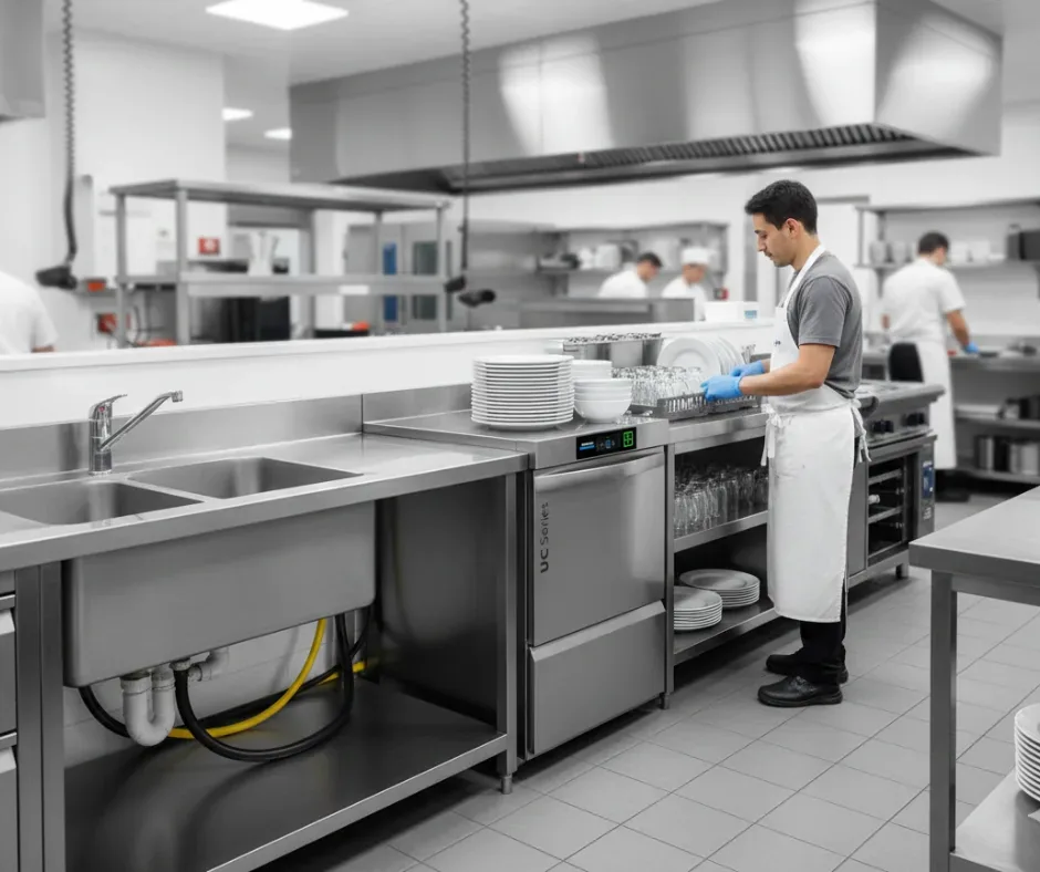 Cuisine professionnelle en service