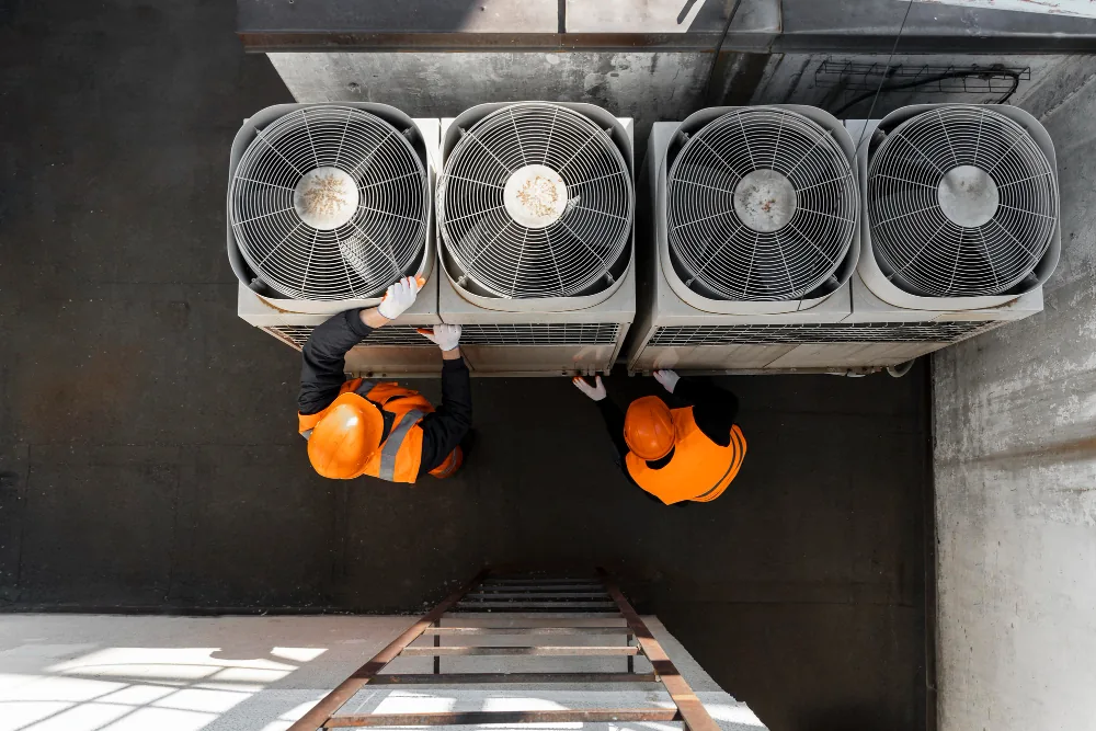 Ventilateurs d'un groupe frigorifique